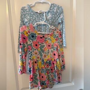 Set of two 18-24 month little sleepies play dresses